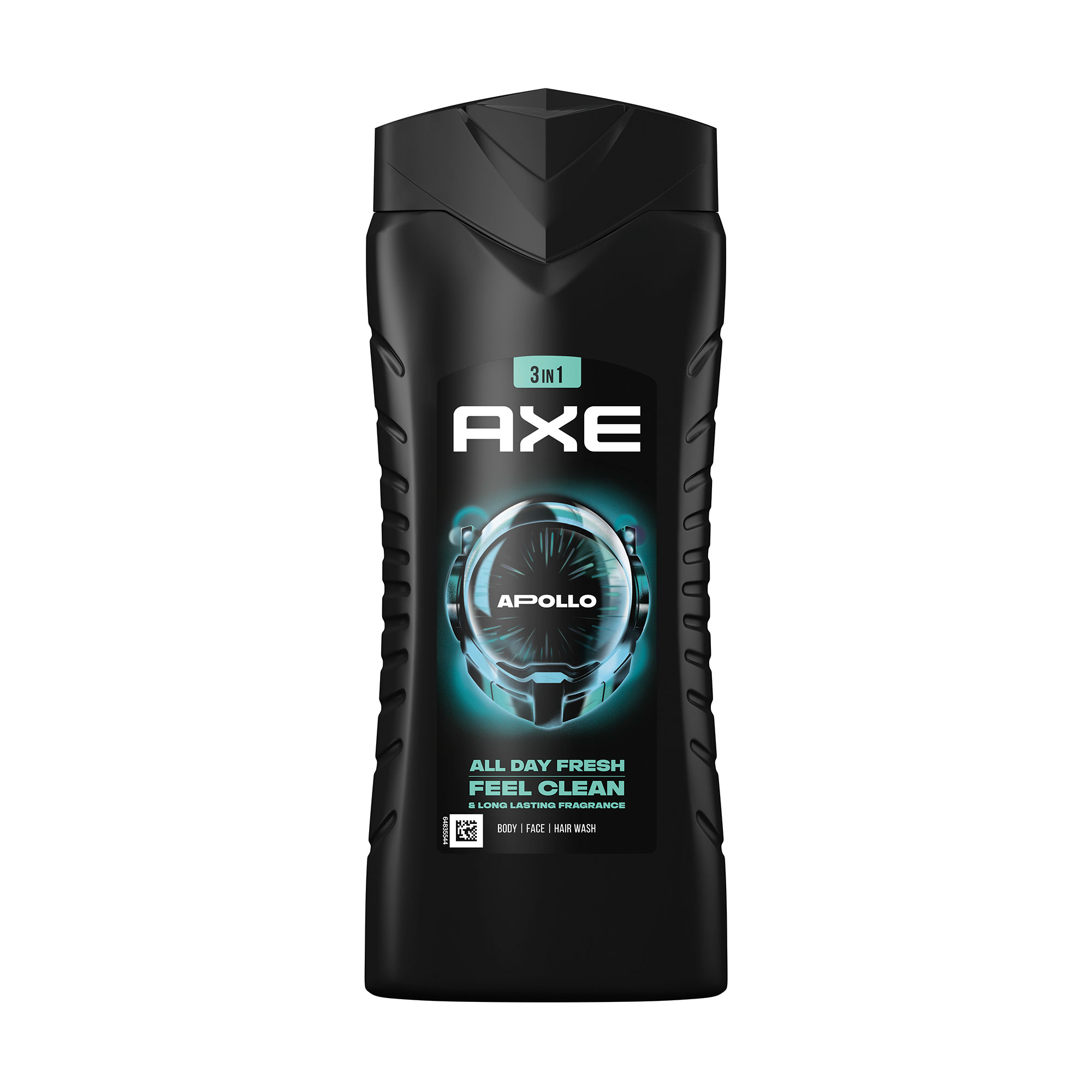 Гель для душу 3 в 1 Axe Apollo чоловічий, 400 мл